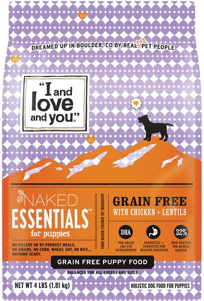 I AND LOVE AND YOU Naked Essentials Puppy Recipe Grain Free Dry