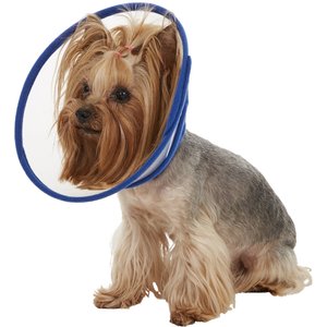 Alfie Pet Zumi Soft Edge Velcro Closure Dog & Cat Recovery Collar, Blue, Small