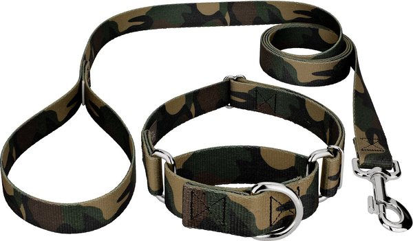 Country Brook Design Woodland Camo Polyester Martingale Dog Collar & Leash, Small: 11 to 15-in neck, 5/8-in wide slide 1 of 10