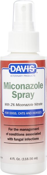 Davis Miconazole Dog, Cat & Horse Spray, 4-oz bottle slide 1 of 4