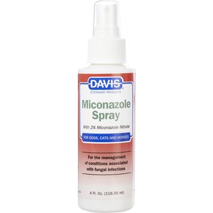 Davis Miconazole Dog, Cat & Horse Spray, 4-oz bottle
