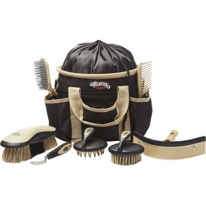Weaver Leather Horse Grooming Kit, Beige/Black