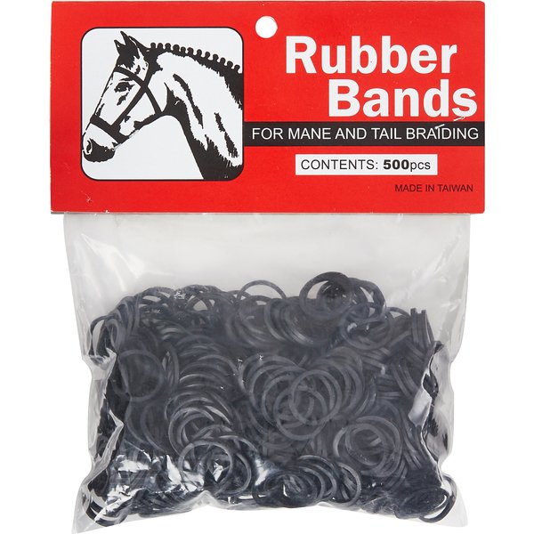 Classic Equine Tail Rubber Bands- 50 Count: Coolhorse