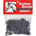 Weaver Leather Horse Mane & Tail Rubber Bands, Black, 500 count