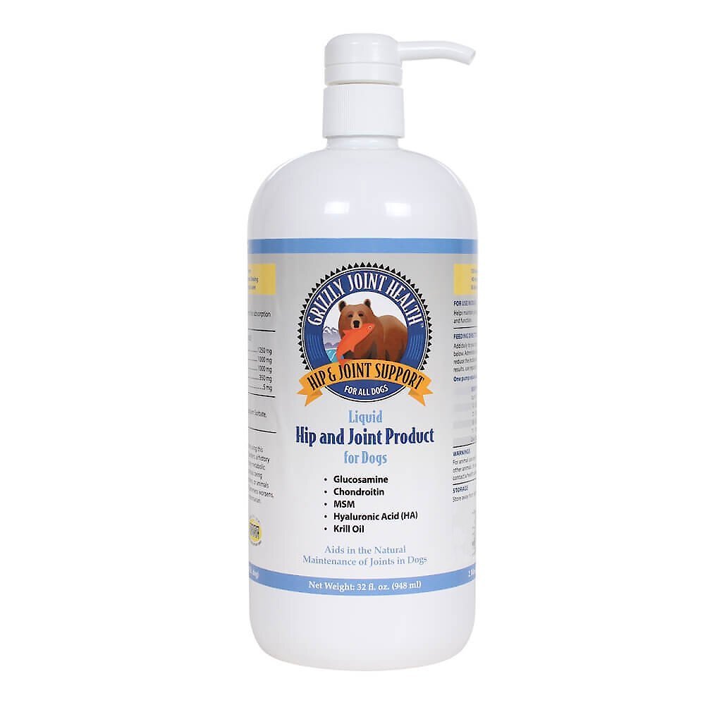 GRIZZLY Joint Health Liquid Hip & Joint Dog Supplement Customer