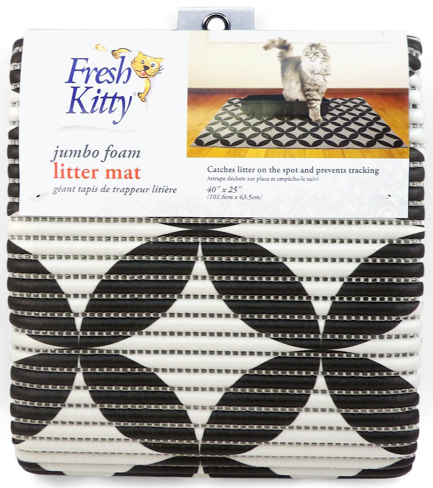 FRESH KITTY Jumbo Foam Circles Cat Litter Mat Customer Questions