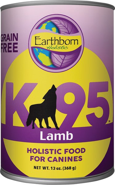 Earthborn Holistic K95 Lamb Recipe Grain-Free Canned Dog Food, 13-oz, case of 12 slide 1 of 9