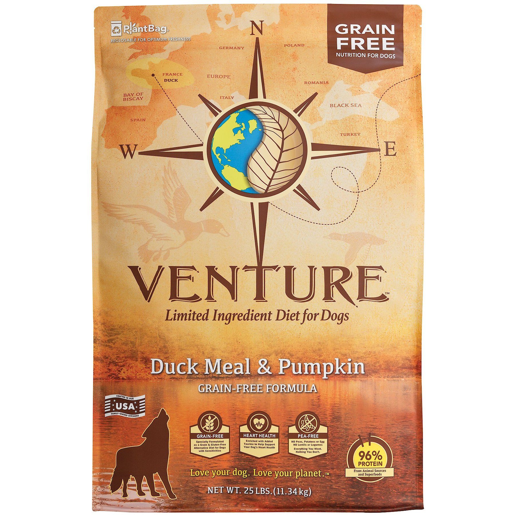 EARTHBORN HOLISTIC Venture Limited Ingredient Grain Free