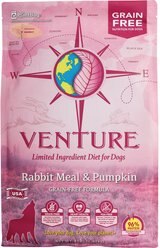 Earthborn Holistic Venture Limited Ingredient Grain-Free Rabbit Meal & Pumpkin Dry Dog Food, 4-lb bag