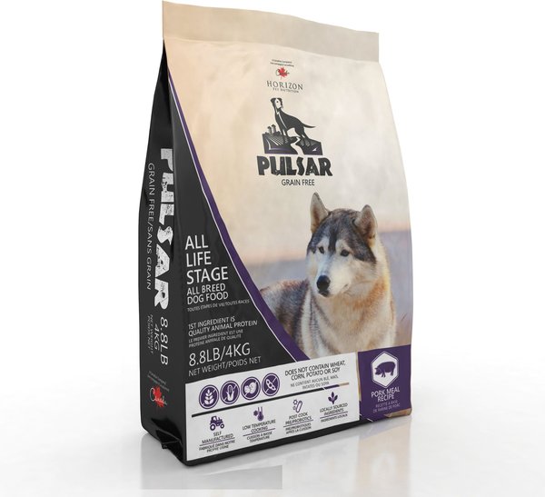 Horizon Pulsar Grain-Free Pork Recipe Dry Dog Food, 8.8-lb bag slide 1 of 6