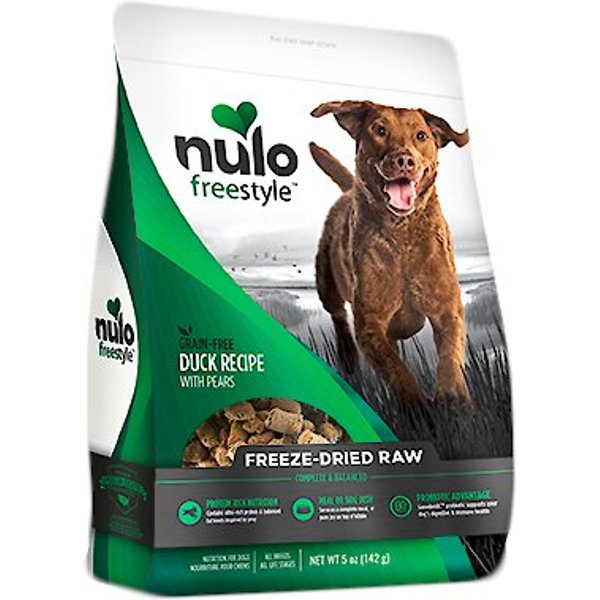 NULO Freestyle Beef Recipe with Apples Grain-Free Freeze-Dried Raw Dog ...