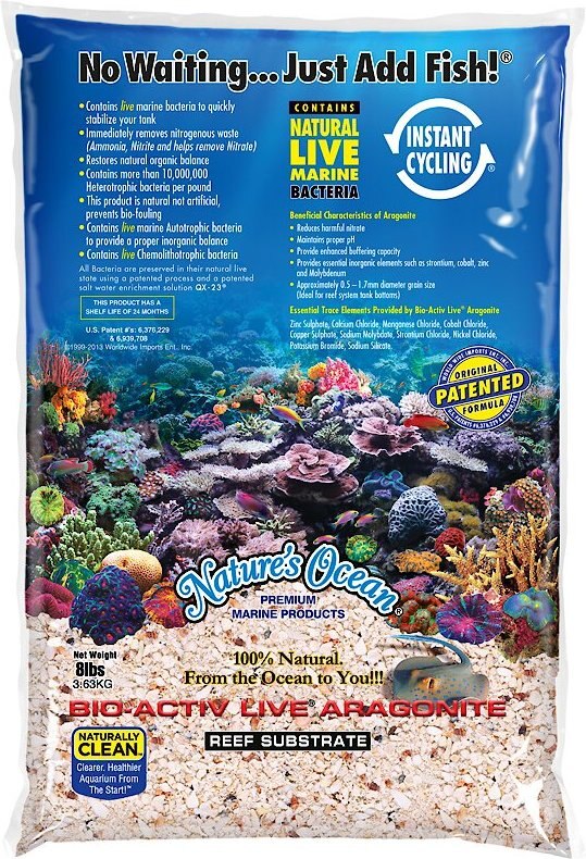 live sand for saltwater aquarium