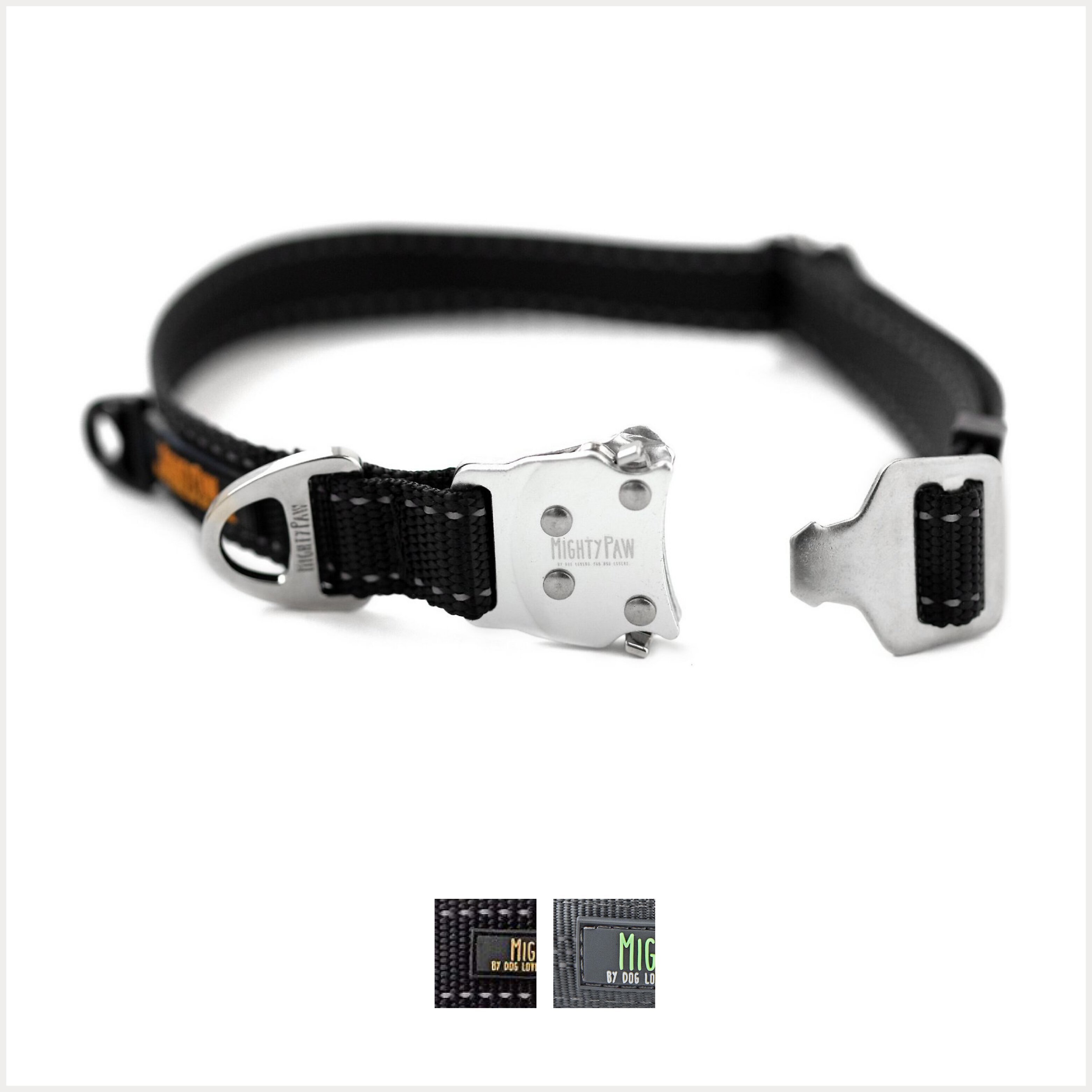 MIGHTY PAW AllMetal Hardware Reflective Dog Collar Customer Questions