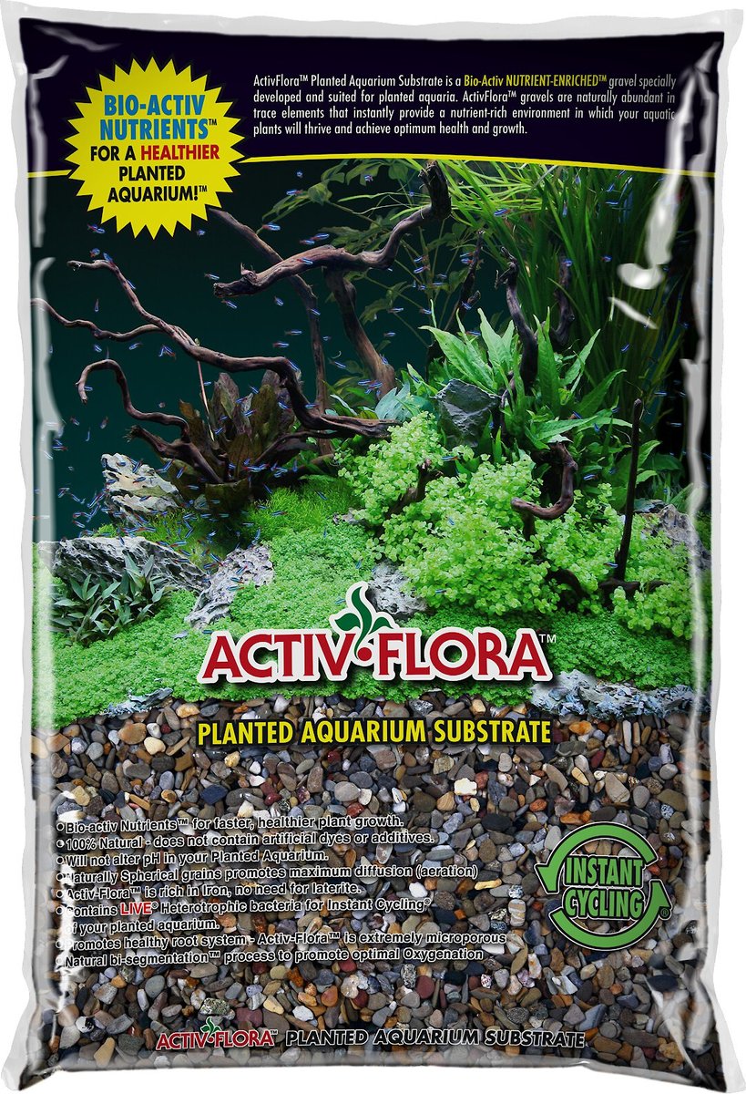 Activ-Flora Planted Aquarium Substrate, Lake Gems, 20-lb bag slide 1 of 3