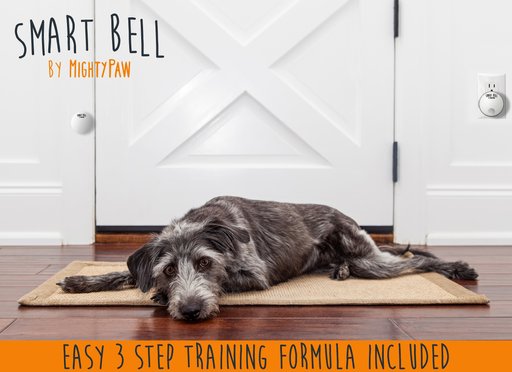 Mighty Paw Smart Bell 2.0 Potty Training Dog Doorbell, White, 1 count