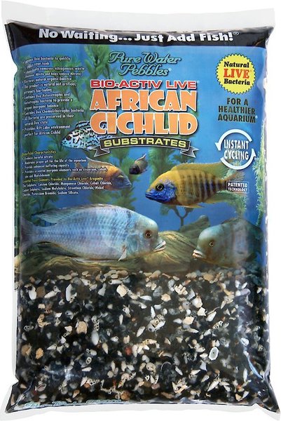 Pure Water Pebbles Bio-Activ Live African Cichlid Aquarium Substrate, Rift Lake, 20-lb bag slide 1 of 3