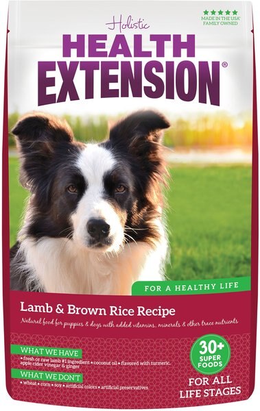 Health Extension Lamb & Brown Rice Dry Dog Food, 30-lb bag slide 1 of 9