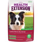 Health Extension Lamb & Brown Rice Dry Dog Food, 30-lb bag