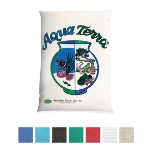 Aqua Terra Aquarium & Terrarium Sand, Natural White, 5-lb bag