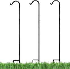 Ashman Shepherd Hook, Black, 92-in, 3 count