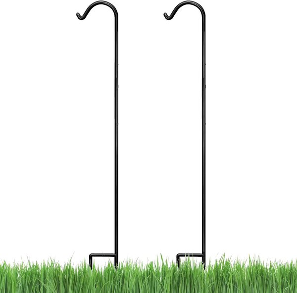 Ashman Curled Shepherd Hook, Black