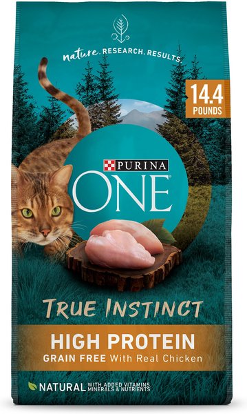 Purina ONE Natural Dry Cat Food, Tender Selects Blend With Real Chicken - 7  lb. Bag