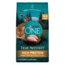 Purina ONE True Instinct Natural Real Chicken Plus Vitamins & Minerals High Protein Grain-Free Dry Cat Food, 14.4-lb bag