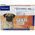 Virbac EFFIPRO Flea & Tick Spot Treatment for Dogs, 5-22.9 lbs, 3 Doses (3-mos. supply)