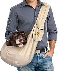 FurryFido Adjustable Dog & Cat Carrier Sling, Khaki