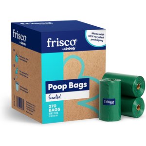 Frisco Refill Dog Poop Bags Made With 50% Recycled Packaging, Scented, 270 count
