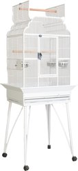 A&E Cage Company Victorian Open Top Bird Cage, White