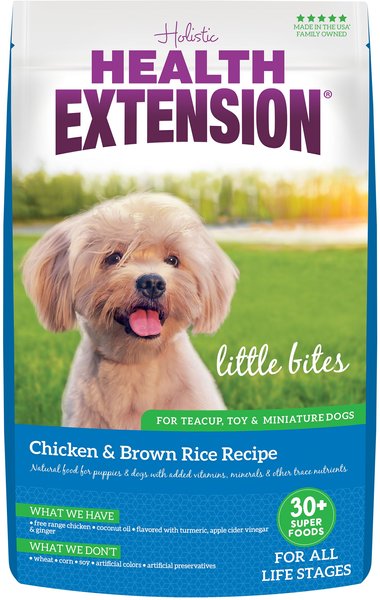 Health Extension Little Bites Chicken & Brown Rice Recipe Dry Dog Food