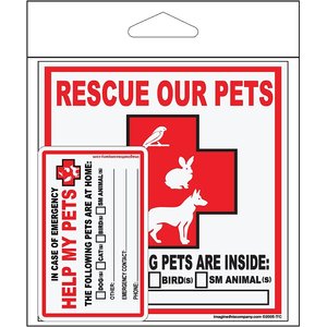 Imagine This Company "Rescue Our Pets" Decal & Wallet Card Kit