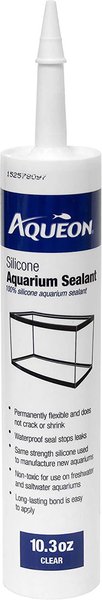 Aqueon Aquarium Silicone Sealant, Clear, 10.3-oz tube slide 1 of 8