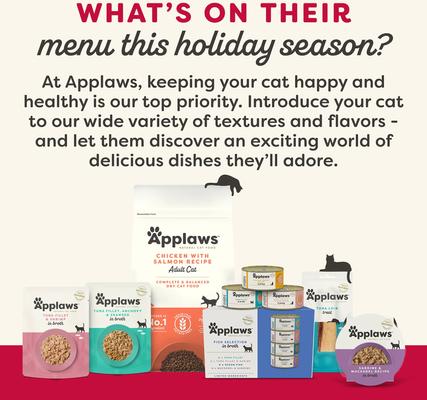 Show full view: Applaws Holiday Turkey Broth Selection Grain-Free Wet Cat Food, 2.47-oz can, case of 6 slide 7 of 10
