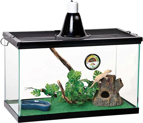 Zilla Tropical Reptile Terrarium Starter Kit with Light & Heat, 10-gal slide 1 of 9