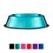 Show in main carousel: Platinum Pets Non-Skid Stainless Steel Embossed Dog & Cat Bowl, Caribbean Teal, 6.25-cup slide 1 of 8