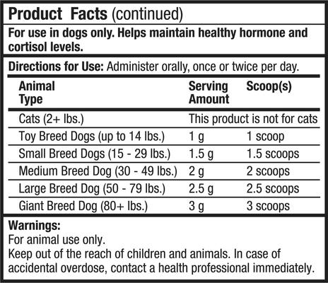 Show full view: Dr. Mercola Canine Hormone Support Dog Supplement, 3.17-oz jar slide 5 of 6