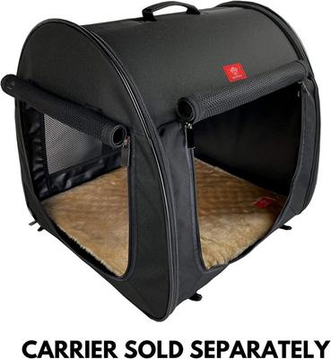 Show full view: One for Pets 2019 Portable Kennel Faux Fur Replacement Mat, Cream slide 3 of 3