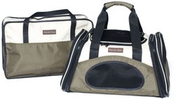 One for Pets "The One" Expandable Bag Dog & Cat Carrier, Olive, Large