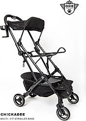 One for Pets Chickadee Multi-Fit Dog & Cat Stroller, Black