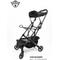 Show in main carousel: One for Pets Chickadee Multi-Fit Dog & Cat Stroller, Black slide 2 of 5
