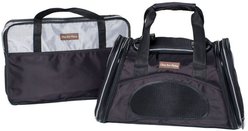 One for Pets "The One" Expandable Bag Airline Approved Dog & Cat Carrier, Small, Black