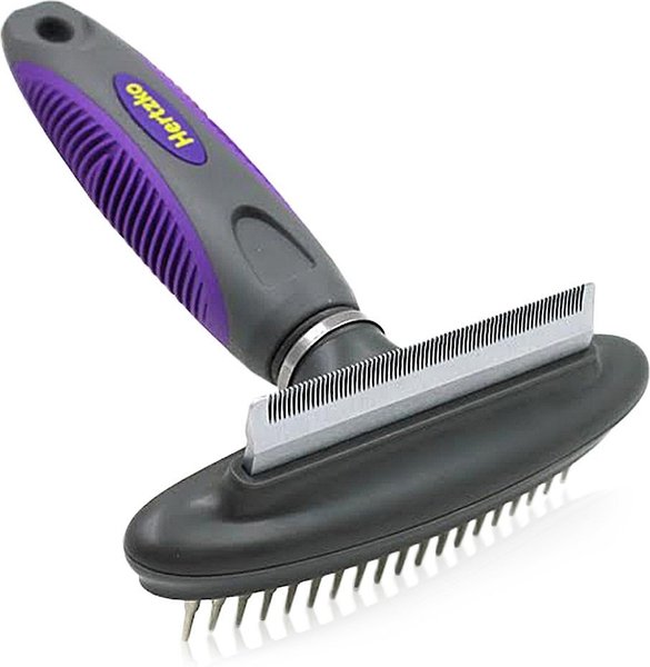 For Dogs & Cats Dematting Comb with Double Sided Professional Rake By Hertzko 