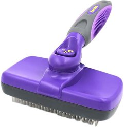 Hertzko Self-Cleaning Dog & Cat Slicker Brush, Small