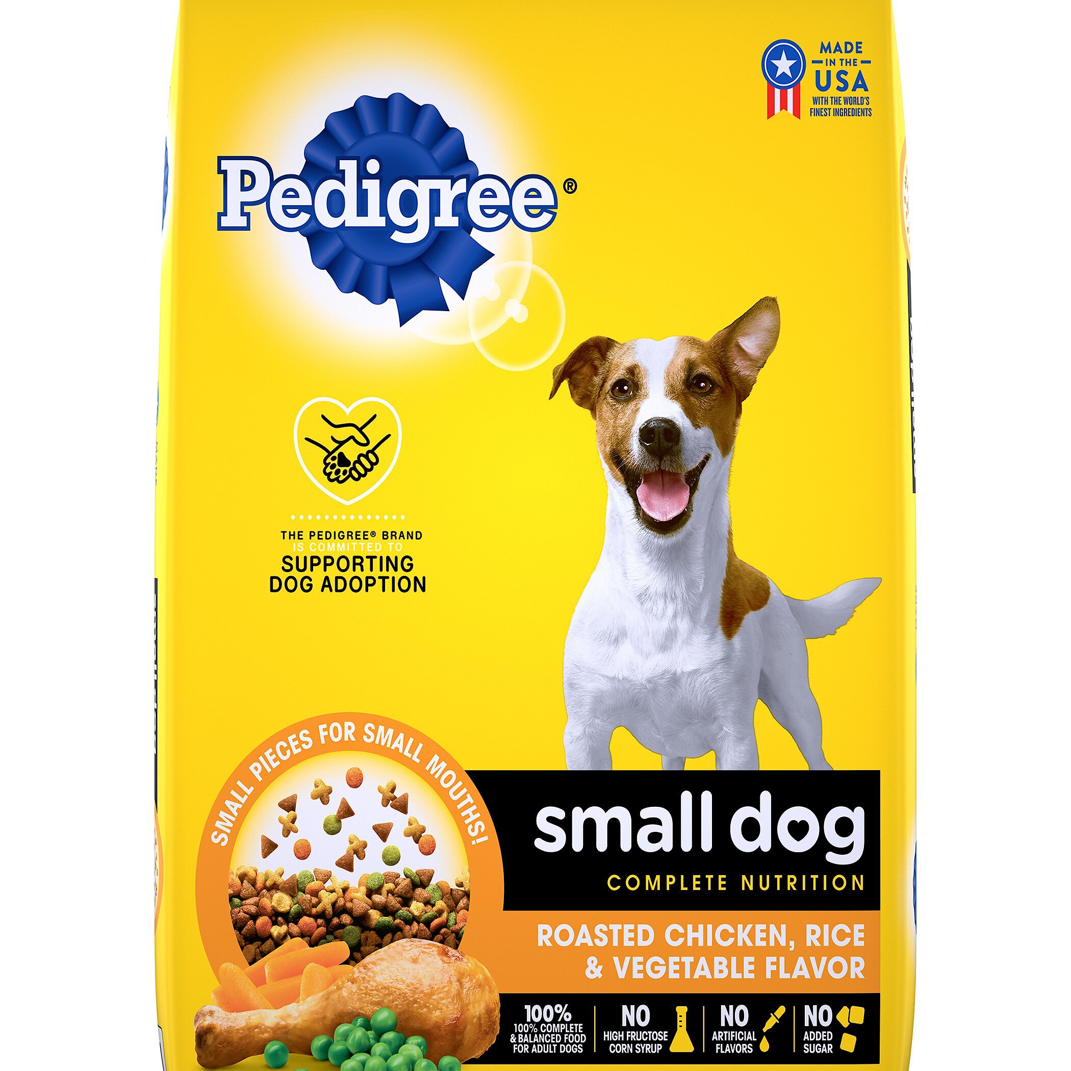 PEDIGREE Small Dog Complete Nutrition Roasted Chicken, Rice & Vegetable