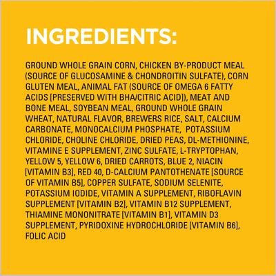 Show full view: Pedigree Small Dog Complete Nutrition Roasted Chicken, Rice & Vegetable Flavor Small Breed Dry Dog Food, 15.9-lb bag slide 8 of 12
