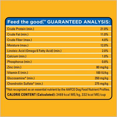 Show full view: Pedigree Small Dog Complete Nutrition Roasted Chicken, Rice & Vegetable Flavor Small Breed Dry Dog Food, 15.9-lb bag slide 9 of 12