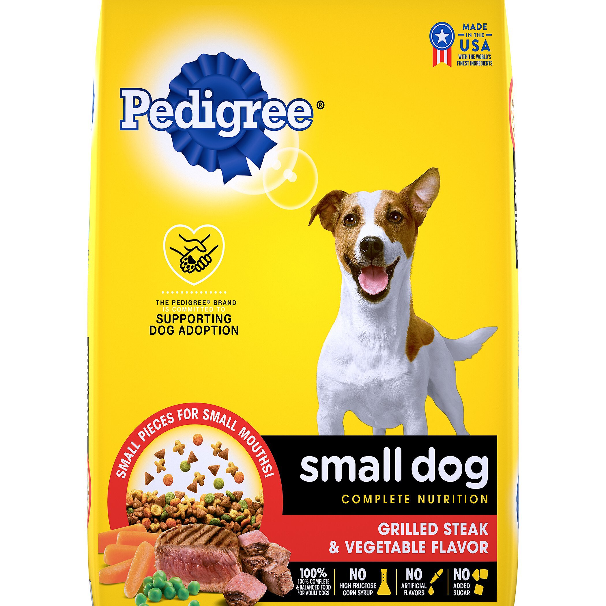 PEDIGREE Small Dog Complete Nutrition Grilled Steak & Vegetable Flavor ...