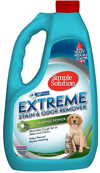Simple Solution Extreme Spring Breeze Pet Stain & Odor Remover, 1-gal refill bottle slide 1 of 8